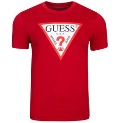 Guess marškinėliai vyrams 82014, raudoni kaina ir informacija | Vyriški marškinėliai | pigu.lt