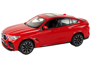 Nuotoliniu būdu valdomas automobilis BMW X6 M Rastar, raudonas kaina ir informacija | Žaislai berniukams | pigu.lt