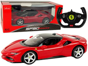 Автомобиль Ferrari SF90 на дистанционном управлении, 1:14, красный цена и информация | Ferrari Игрушки | pigu.lt
