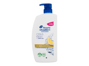 Шампунь против перхоти Head & Shoulders Citrus Fresh Жирные волосы (900 ml) цена и информация | Шампуни | pigu.lt