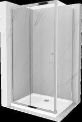 Dušo kabina Mexen Apia su padėklu ir sifonu, 110 x 90 cm, Chrome kaina ir informacija | Dušo kabinos | pigu.lt