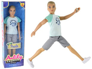 Lėlė berniukas su marškinėlias Anlily kaina ir informacija | Žaislai mergaitėms | pigu.lt