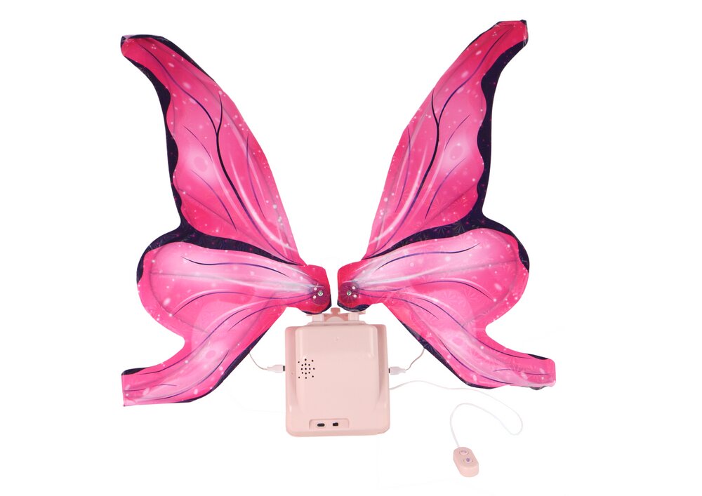 Pasakų drugelio sparnai, rožiniai цена и информация | Karnavaliniai kostiumai | pigu.lt