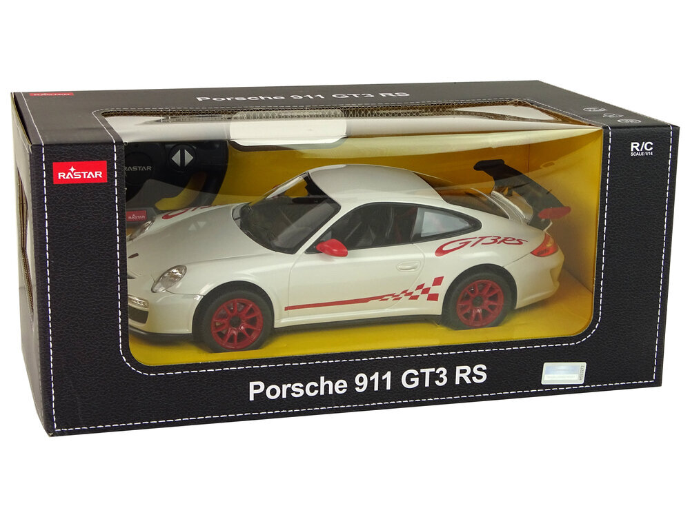 Rc automobilis Porsche 911 GT3 RS Rastar, baltas kaina ir informacija | Žaislai berniukams | pigu.lt