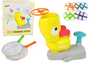 Žaidimas Pagauk diską Frisbee Lean Toys, geltonas kaina ir informacija | Lavinamieji žaislai | pigu.lt