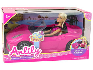Кукла Anlily с машиной цена и информация | Игрушки для девочек | pigu.lt