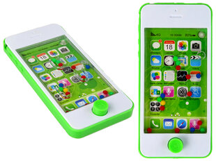 Žaislinis telefonas 5S su žaidimu, žalias kaina ir informacija | Lavinamieji žaislai | pigu.lt