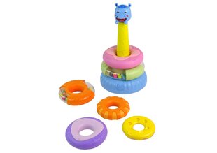 Edukacinė žiedų piramidė Lean Toys kaina ir informacija | Žaislai kūdikiams | pigu.lt