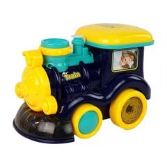 Važinėjantis muilo burbulų traukinys Lean Toys, mėlynas kaina ir informacija | Vandens, smėlio ir paplūdimio žaislai | pigu.lt