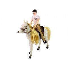 Lėlė žokėjus su žirgu ir aksesuarais kaina ir informacija | Žaislai mergaitėms | pigu.lt
