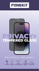 FoneKit 9H Privacy+ Tempered Glass 6438148047436 цена и информация | Защитные пленки для телефонов | pigu.lt