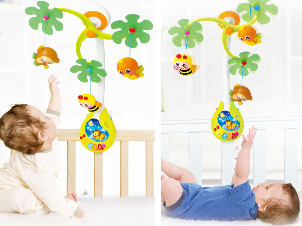 Interaktyvi muzikinė karuselė Hola kaina ir informacija | Žaislai kūdikiams | pigu.lt