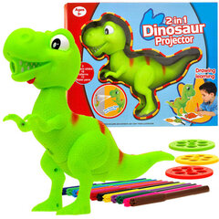 Dinozaurų projektorius 2in1 Jokomisiada TA0048 kaina ir informacija | Žaislai berniukams | pigu.lt