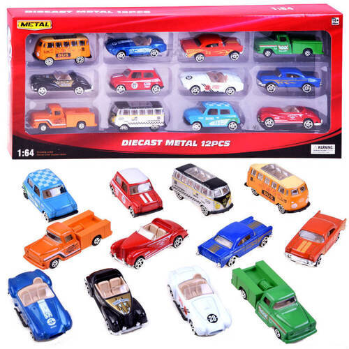 Retro mašinėlių rinkinys Jokomisiada, 12 vnt. цена и информация | Žaislai berniukams | pigu.lt