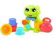 Vonios žaislas Varlytė su indais Jokomisiada цена и информация | Žaislai kūdikiams | pigu.lt