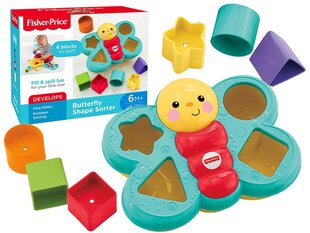 Rūšiuoklis drugelis Fisher-Price kaina ir informacija | Žaislai kūdikiams | pigu.lt