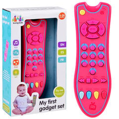 Interaktyvus televizoriaus valdymo pultelis su garsais ir šviesom, rožinis kaina ir informacija | Žaislai kūdikiams | pigu.lt