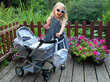 Lėlių vežimėlis 4in1 Jokomisiada, pilkas kaina ir informacija | Žaislai mergaitėms | pigu.lt