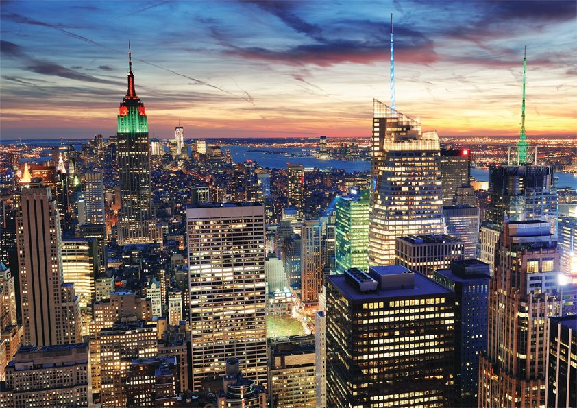 Tapetai New York City Skyline kaina ir informacija | Vaikiški fototapetai | pigu.lt