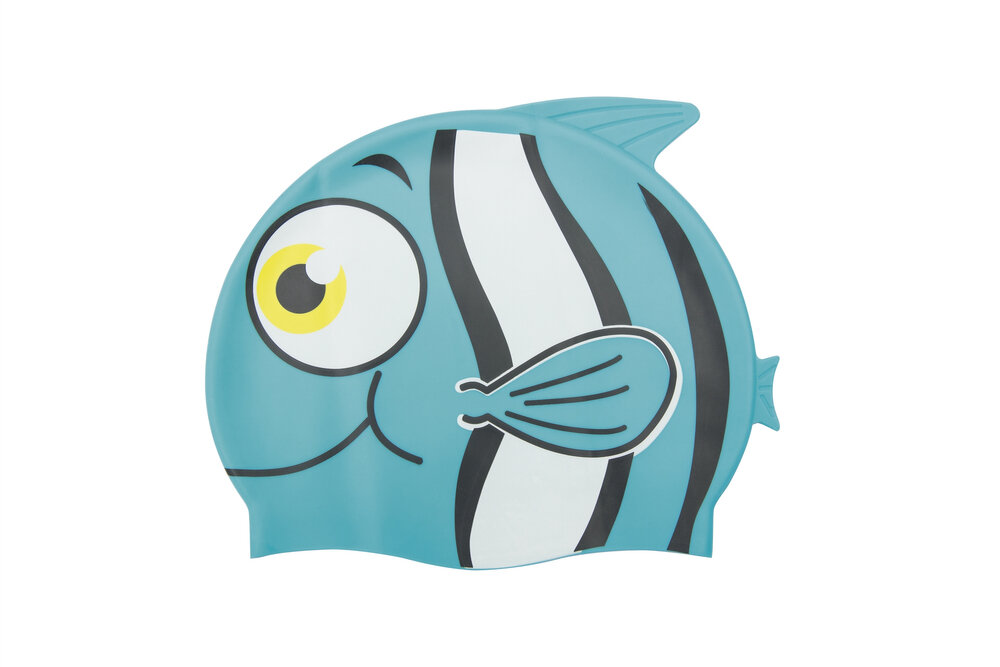Plaukimo kepuraitė Blue Fish Bestway, mėlyna цена и информация | Plaukimo kepuraitės | pigu.lt