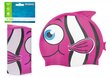 Plaukimo kepuraitė Pink Fish Bestway, rožinė kaina ir informacija | Plaukimo kepuraitės | pigu.lt