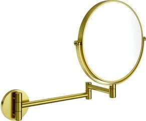 Kosmetinis veidrodis Deante Round auksinis kaina ir informacija | Vonios kambario aksesuarai | pigu.lt