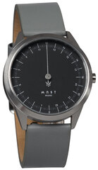 Мужчина Кварц 24-часовые часы с одной стрелкой MAST Milano A24-SL403M.BK.11I - цена и информация | Мужские часы | pigu.lt