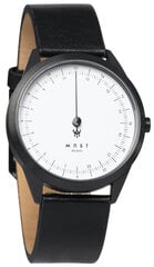 Мужчина Кварц 24-часовые часы с одной стрелкой MAST Milano A24-BK402M.WH.01I - цена и информация | Мужские часы | pigu.lt