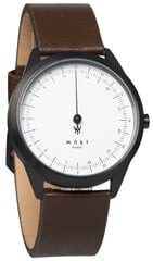 Мужчина Кварц 24-часовые часы с одной стрелкой MAST Milano A24-BK402M.WH.14I - цена и информация | Мужские часы | pigu.lt