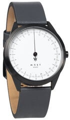 Мужчина Кварц 24-часовые часы с одной стрелкой MAST Milano A24-BK402M.WH.15I - цена и информация | Мужские часы | pigu.lt
