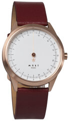 Мужчина Кварц 24-часовые часы с одной стрелкой MAST Milano A24-RG404M.WH.16I - цена и информация | Мужские часы | pigu.lt