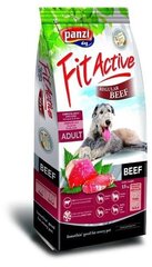 Fit Active Adult su jautiena, 15 kg цена и информация | Сухой корм для собак | pigu.lt