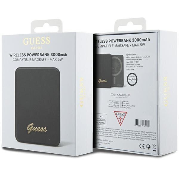 CG Mobile Guess GUPBM3ALGSGK цена и информация | Atsarginiai maitinimo šaltiniai (power bank) | pigu.lt