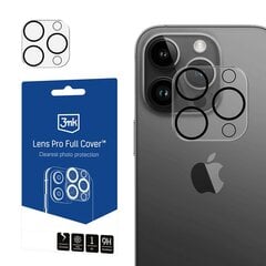 Apple iPhone 15 Pro|15 Pro Max - 3mk Lens Pro Full Cover цена и информация | Защитные пленки для телефонов | pigu.lt