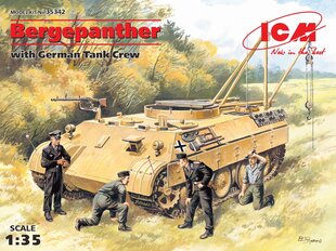 Klijuojamas modelis ICM 35342 Bergepanther with German Tank Crew (4 figures) 1/35 kaina ir informacija | Klijuojami modeliai | pigu.lt