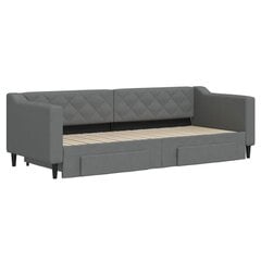 Sofa-lova vidaXL, 80x200 cm, pilka kaina ir informacija | Lovos | pigu.lt