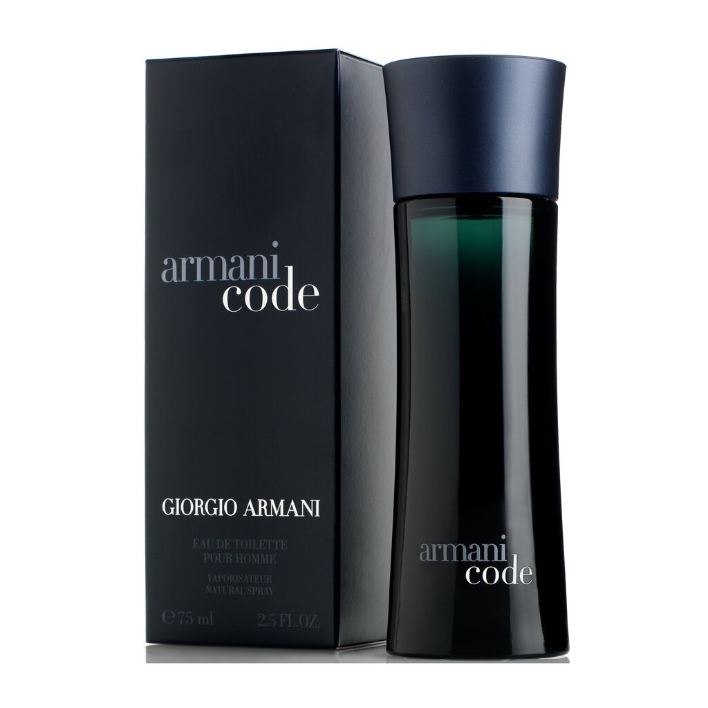 Tualetinis vanduo Giorgio Armani Armani Code Homme EDT vyrams 75 ml цена и информация | Kvepalai vyrams | pigu.lt