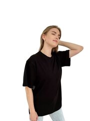 Женская футболка с надписью Plan tuda suda tam syam millioner, черная цена и информация | Женские футболки | pigu.lt