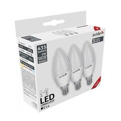 Avide LED lemputės 5W E14 3000K 3vnt kaina ir informacija | Elektros lemputės | pigu.lt
