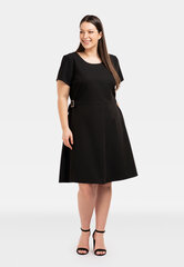 Платье IRYNA спряжками по бокам, чёрный цена и информация | Платья | pigu.lt
