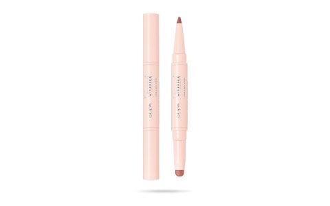 Lūpų dažai-pieštukas Pupa Vamp! Creamy Duo Lip Pencil & Shiny Lipstick 007 Peach Nude, 1 g цена и информация | Lūpų dažai, blizgiai, balzamai, vazelinai | pigu.lt