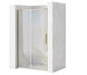 REA RAPID SLIDE 120 auksu padengtos stumdomos dušo durys цена и информация | Dušo durys ir sienelės | pigu.lt