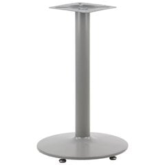 Metalinis pagrindas stalui Stema NY-B006, 57 cm, pilkas kaina ir informacija | Baldinės kojelės ir kojos | pigu.lt