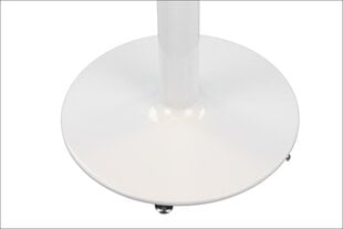 Metalinis pagrindas stalui Stema NY-B006, 57 cm, baltas kaina ir informacija | Baldinės kojelės ir kojos | pigu.lt