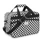 Kelioninis krepšys Zagatto, 40x25x20 cm, baltas/juodas kaina ir informacija | Lagaminai, kelioniniai krepšiai | pigu.lt