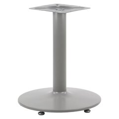 Metalinis pagrindas stalui Stema NY-B006, 57,5 ​​cm, pilkas kaina ir informacija | Baldinės kojelės ir kojos | pigu.lt