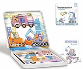 Magnetinė dėlionė su rašikliu Transportas MalPlay kaina ir informacija | Žaislai berniukams | pigu.lt