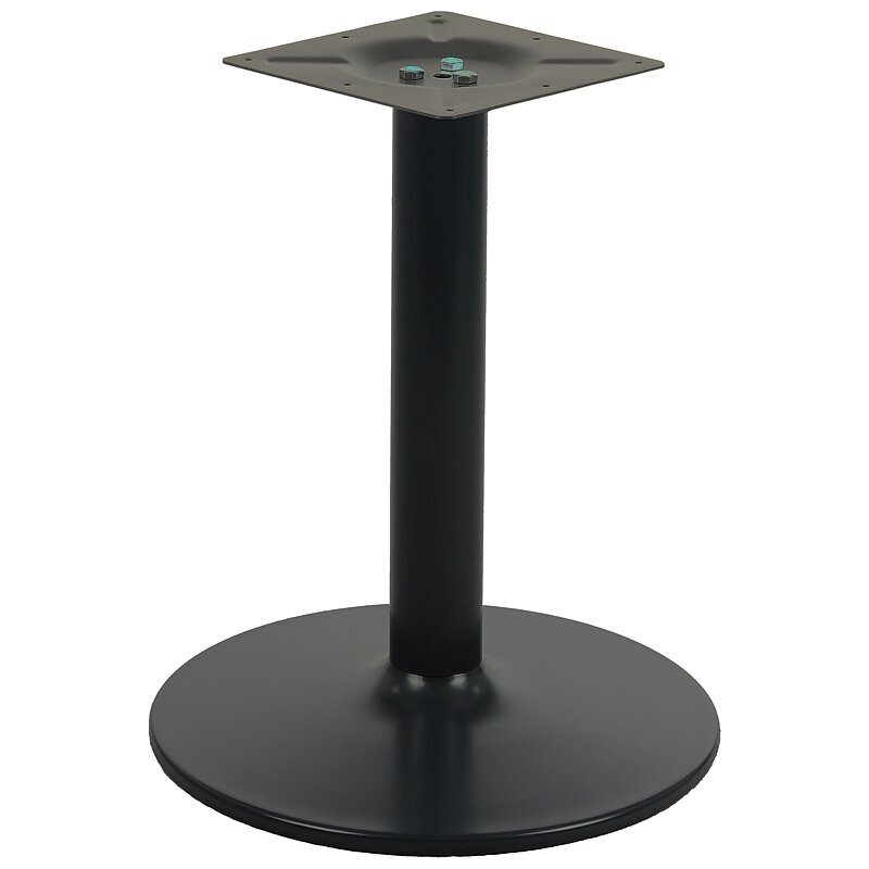 Metalinis pagrindas stalui Stema NY-B006, 57,5 ​​cm, juodas kaina ir informacija | Baldinės kojelės ir kojos | pigu.lt