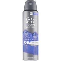 Antiperspirantas Dove Men+ Care Advanced Cool vyrams, 150 ml kaina ir informacija | Dove Kvepalai, kosmetika | pigu.lt