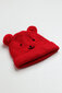 Kepurė vaikams Snowflake meškiukas, raudona kaina ir informacija | Kepurės, pirštinės, šalikai mergaitėms | pigu.lt